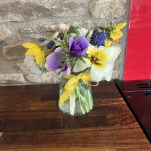 Small Glass Flower Posy £8