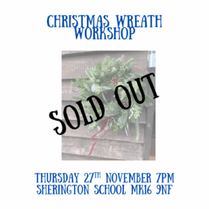 Christmas Wreath workshop - Thursday 27th November 2025 (7PM)