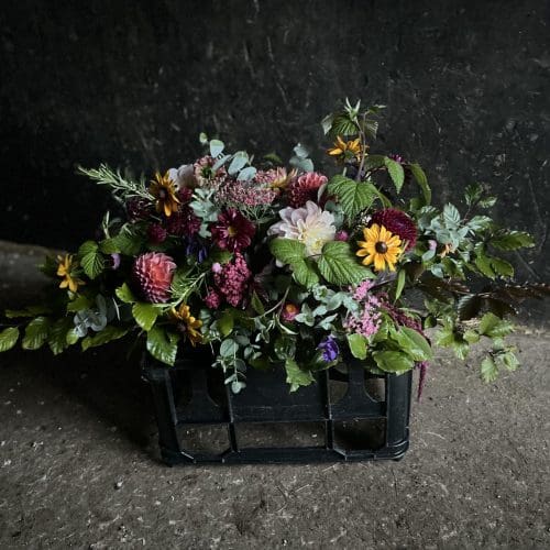Classic late Summer coffin arrangement SEPT23 - Copy