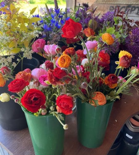Spring Flower buckets